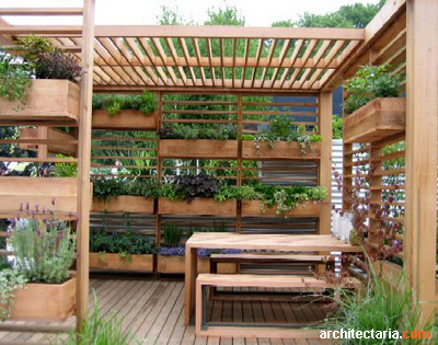 Deck Herb Garden